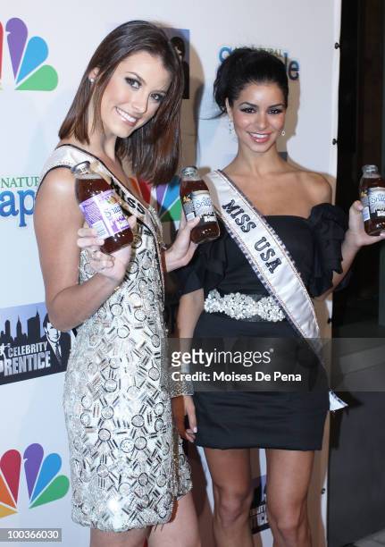 Miss USA Rima Fakih and Miss Universe Stefania Fernandez attend "The Celebrity Apprentice" Season 3 finale after party>> at the Trump SoHo on May 23,...
