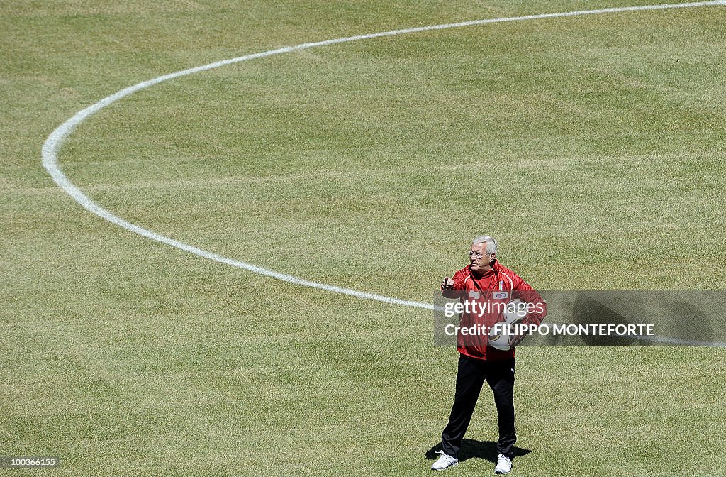 Italy's football team coach Marcello Lip