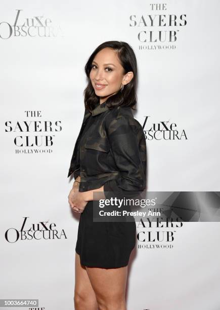 Cheryl Burke attends Private VIP Premier of Luxe Obscura at The Sayers Club on July 21, 2018 in Hollywood, California.