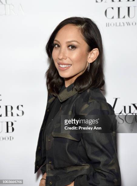 Cheryl Burke attends Private VIP Premier of Luxe Obscura at The Sayers Club on July 21, 2018 in Hollywood, California.