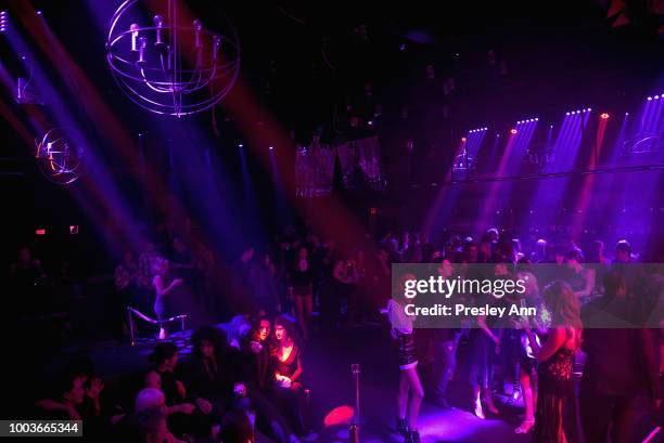 View of the atmosphere during Private VIP Premier of Luxe Obscura at The Sayers Club on July 21, 2018 in Hollywood, California.