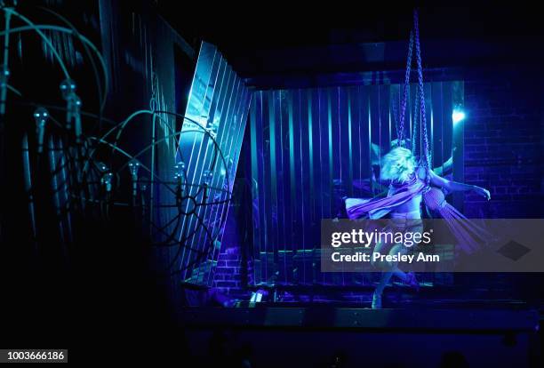 Dancer performs onstage during Private VIP Premier of Luxe Obscura at The Sayers Club on July 21, 2018 in Hollywood, California.