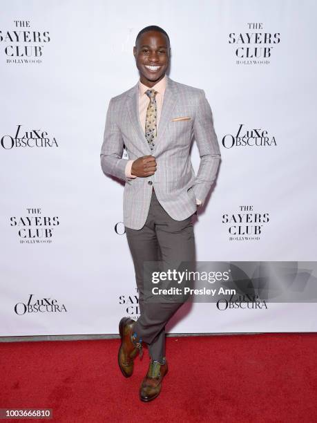 Uche Uba attends Private VIP Premier of Luxe Obscura at The Sayers Club on July 21, 2018 in Hollywood, California.