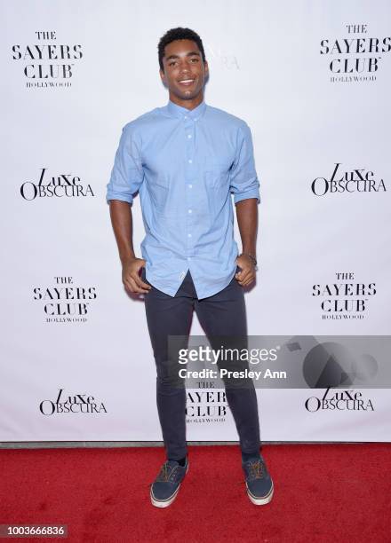 Donny Payne attends Private VIP Premier of Luxe Obscura at The Sayers Club on July 21, 2018 in Hollywood, California.