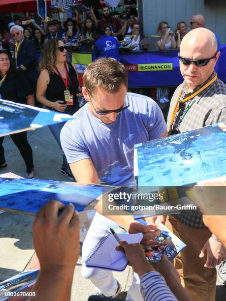 Patrick Wilson is seen attending DC Entertainment's Warner Bros. Pictures 'Aquaman' Autograph Signing during Comic-Con International 2018 at San...