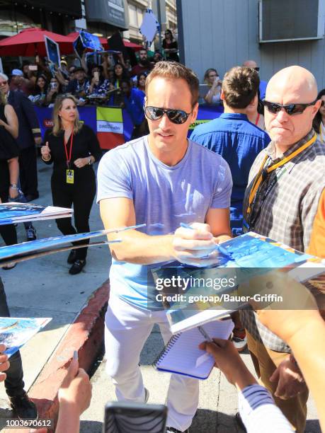 Patrick Wilson is seen attending DC Entertainment's Warner Bros. Pictures 'Aquaman' Autograph Signing during Comic-Con International 2018 at San...