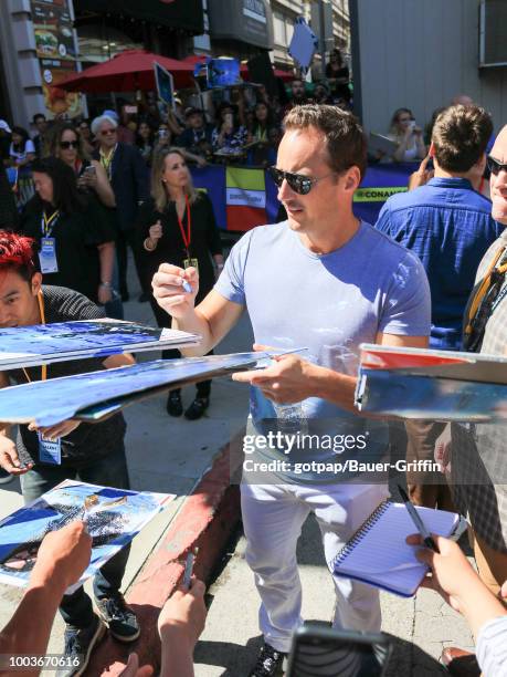 Patrick Wilson is seen attending DC Entertainment's Warner Bros. Pictures 'Aquaman' Autograph Signing during Comic-Con International 2018 at San...