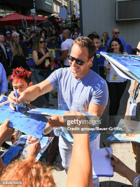 Patrick Wilson is seen attending DC Entertainment's Warner Bros. Pictures 'Aquaman' Autograph Signing during Comic-Con International 2018 at San...