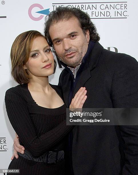 Actress Brittany Murphy and husband Simon Monjack arrive at "A Night Of Hope" presented by L'Oreal Paris in celebration with Harper's Bazaar to...