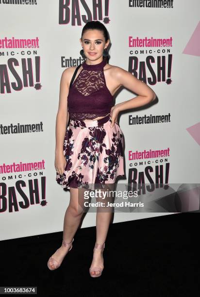 Nicole Maines attends Entertainment Weekly's Comic-Con Bash held at FLOAT, Hard Rock Hotel San Diego on July 21, 2018 in San Diego, California...