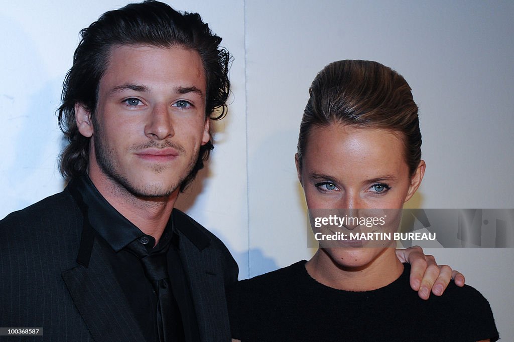 French actor Gaspard Ulliel and guest ar