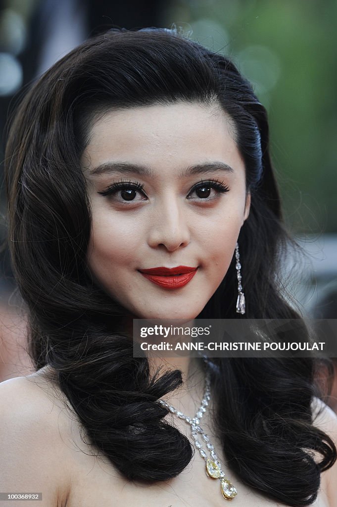 Chinese actress Fan Bing Bing arrives fo