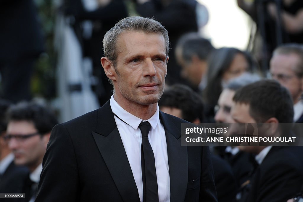 French actor Lambert Wilson arrives for