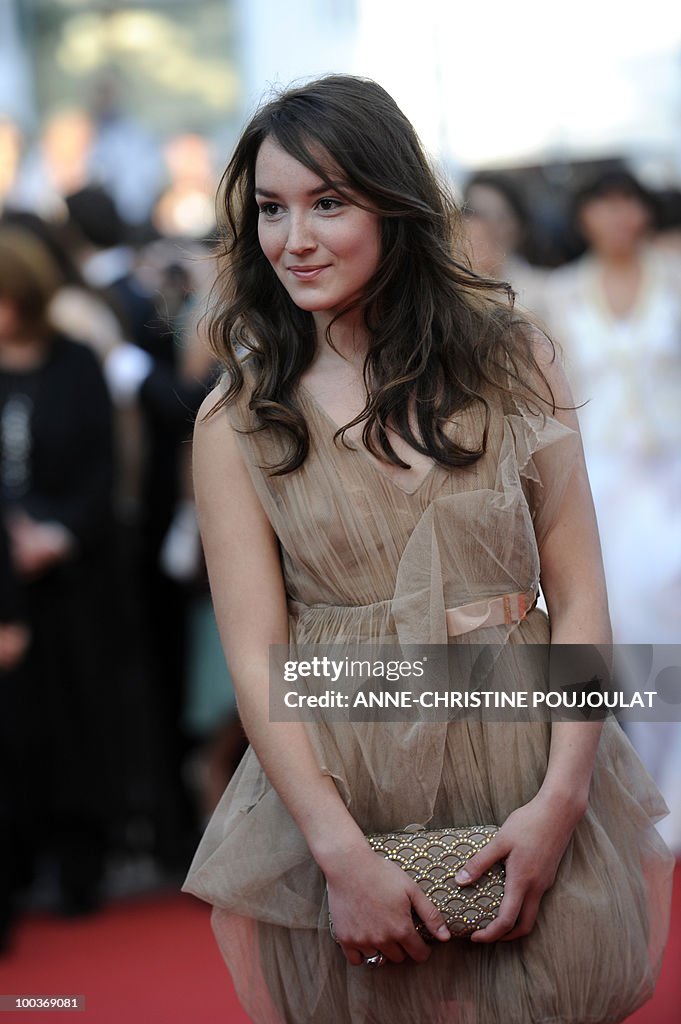 French actress Anais Demoustier arrives