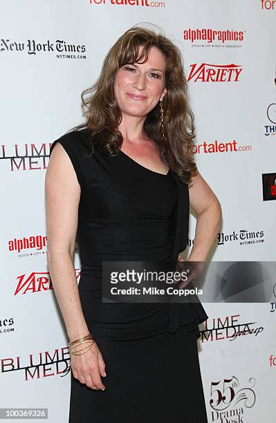 Actress Ana Gasteyer attends the 55th Annual Drama Desk Awards at the FH LaGuardia Concert Hall at Lincoln Center on May 23, 2010 in New York City.
