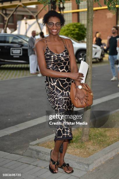 Hosana Charmite attend the 3D Fashion Show by Lexus show during Platform Fashion July 2018 at Areal Boehler on July 21, 2018 in Duesseldorf, Germany.