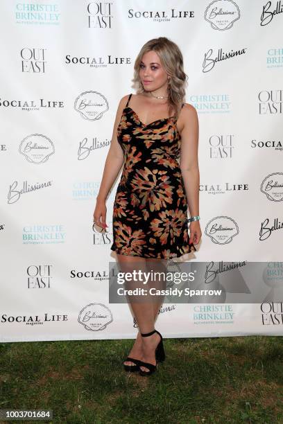 Nicolette Varanelli Attends 7th Annual St. Barth Hamptons Gala at Bridgehampton Historical Museum on July 21, 2018 in Bridgehampton, New York.