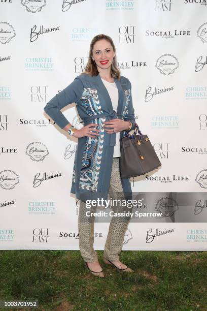 Dr. Anna Avaliani Attends 7th Annual St. Barth Hamptons Gala at Bridgehampton Historical Museum on July 21, 2018 in Bridgehampton, New York.