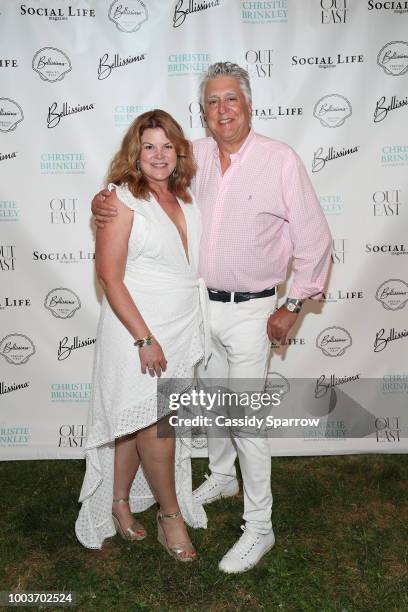 Teresa Slyfield and Dr. Martin Fox Attend 7th Annual St. Barth Hamptons Gala at Bridgehampton Historical Museum on July 21, 2018 in Bridgehampton,...