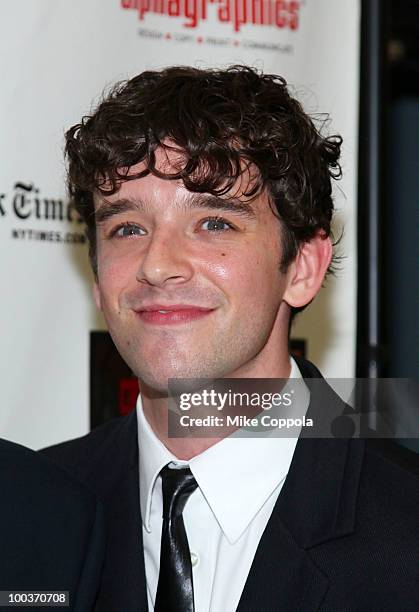 Actor Michael Urie arrives at the press room for the 55th Annual Drama Desk Awards at the FH LaGuardia Concert Hall at Lincoln Center on May 23, 2010...