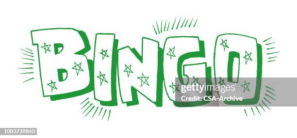 bingo - bingo stock illustrations