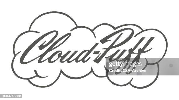 cloud-puff - puffy stock illustrations