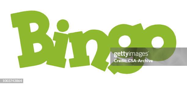 stockillustraties, clipart, cartoons en iconen met bingo - bingo