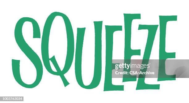 squeeze - squeeze stock illustrations