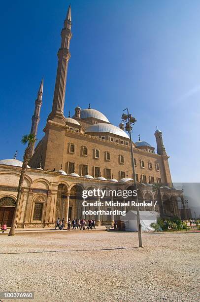 mosque of mohammed ali, cairo, egypt, north africa, africa - cidadela do cairo imagens e fotografias de stock