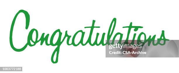 Congratulations Script Photos and Premium High Res Pictures - Getty Images