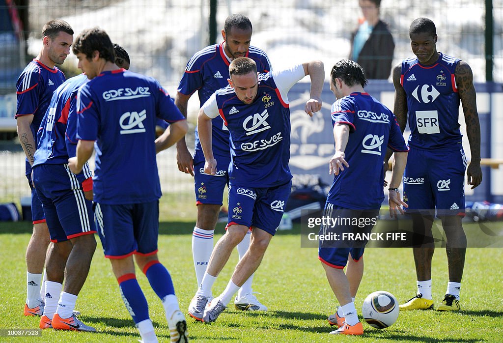 French national football team's forward