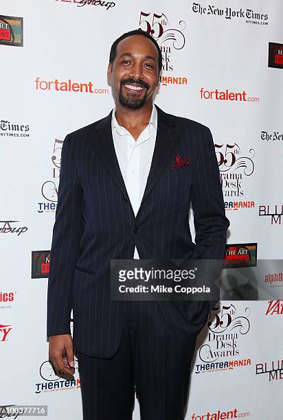 Actor Jesse L. Martin arrives at the 55th Annual Drama Desk Awards at the FH LaGuardia Concert Hall at Lincoln Center on May 23, 2010 in New York...