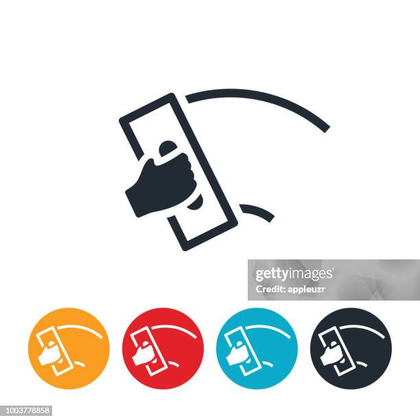 cement troweling icon - plaster trowel stock illustrations