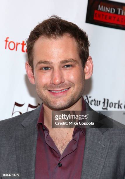 Actor Chad Kimball arrives at the 55th Annual Drama Desk Awards at the FH LaGuardia Concert Hall at Lincoln Center on May 23, 2010 in New York City.