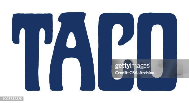 taco - taco shell stock illustrations