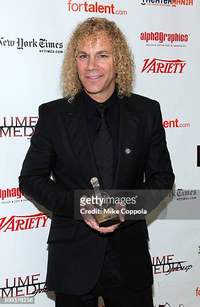 Musician/composer David Bryan receives and award at the 55th Annual Drama Desk Awards at the FH LaGuardia Concert Hall at Lincoln Center on May 23,...