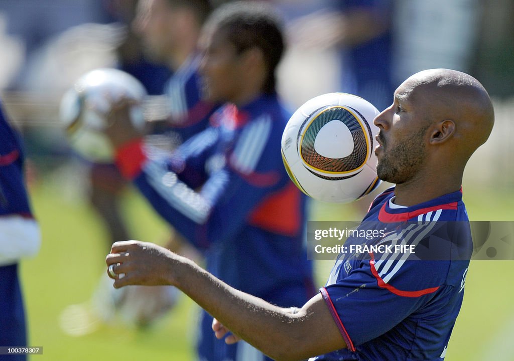 French national football team's forward