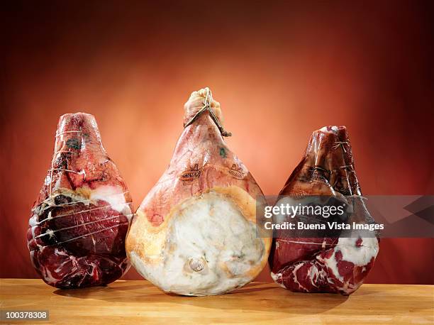 parma's ham (prosciutto di parma) - prosciutto stock pictures, royalty-free photos & images