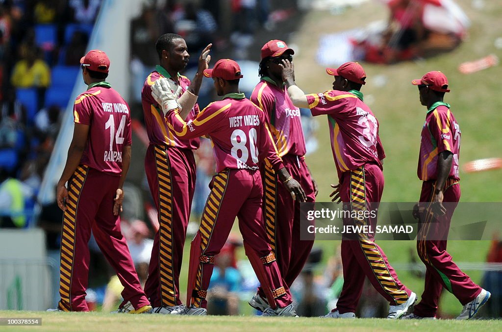 West Indies crickter Kieron Pollard (2nd