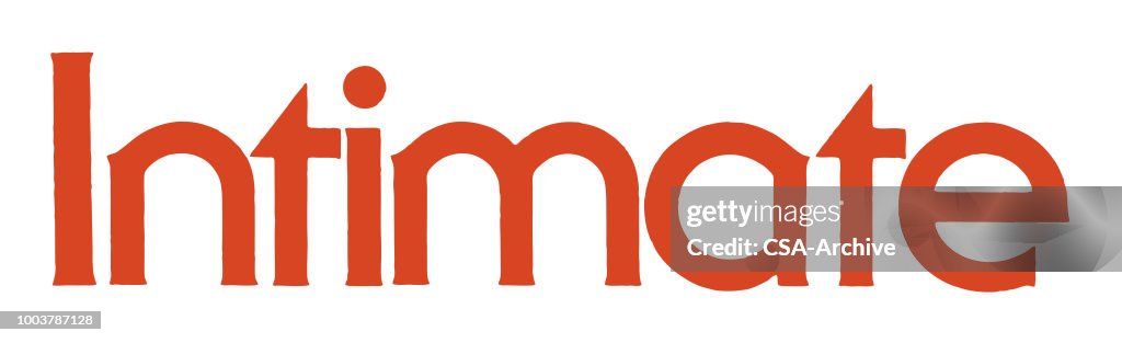 Intimate High-Res Vector Graphic - Getty Images