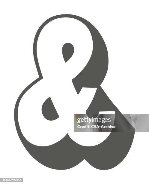 ampersand - ampersand stock illustrations