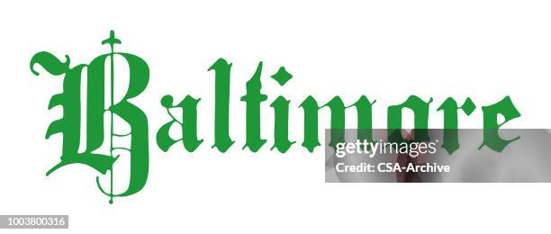 baltimore - baltimore county stock illustrations