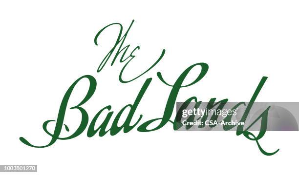 The Badlands High-Res Vector Graphic
