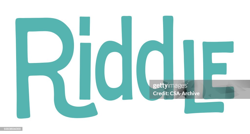Riddle High-Res Vector Graphic - Getty Images