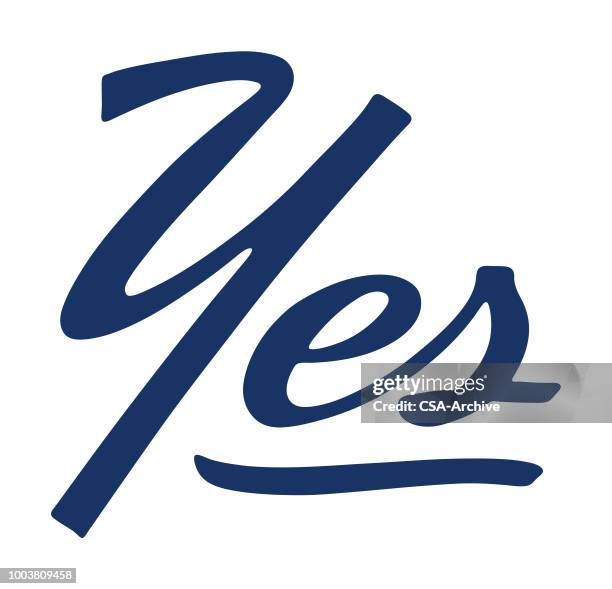 Yes Picture 120 Yes Typo Stock Photos, High-Res Pictures, and Images - Getty Images