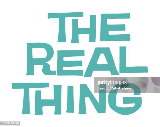 the real thing - authentic stock illustrations
