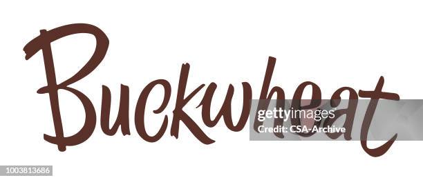 buckwheat - buckwheat stock illustrations