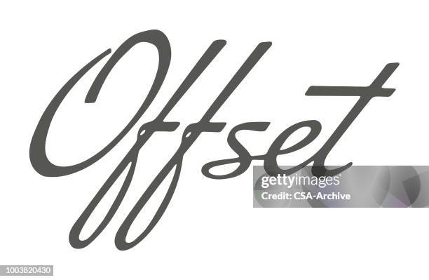 offset - offset stock illustrations