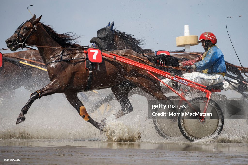Bucky Races Horse and buggy teams compete in the annual horse buggy races on the ...