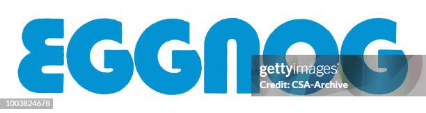 eggnog - eggnog stock illustrations